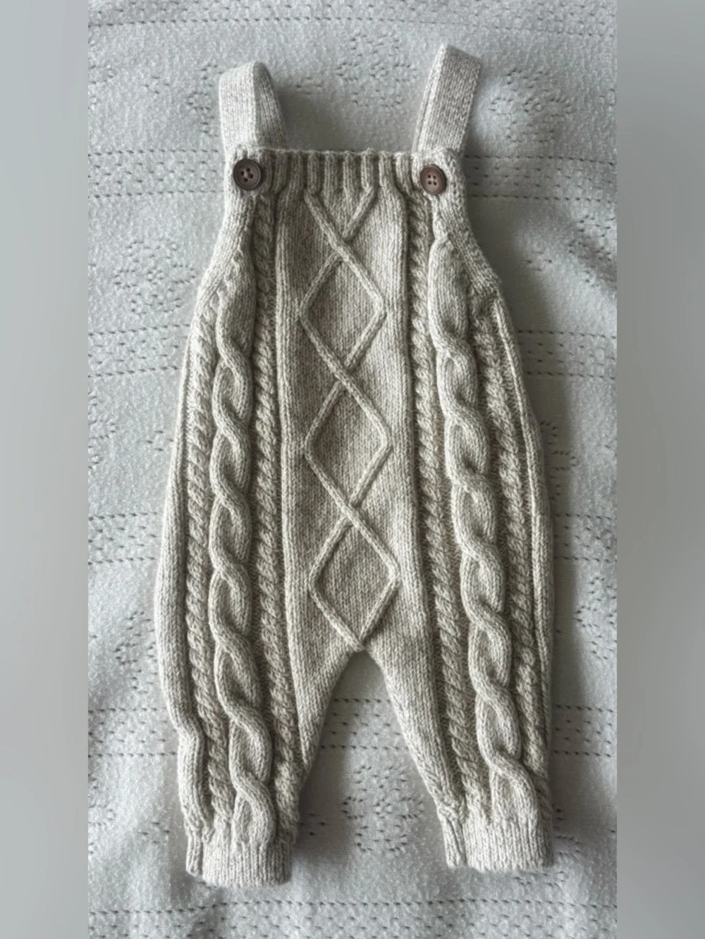 Carter’s Newborn Knit Photo Bundle | Cable Knit Set + Sage Nightgown + Book|Toy - Picture 3 of 7